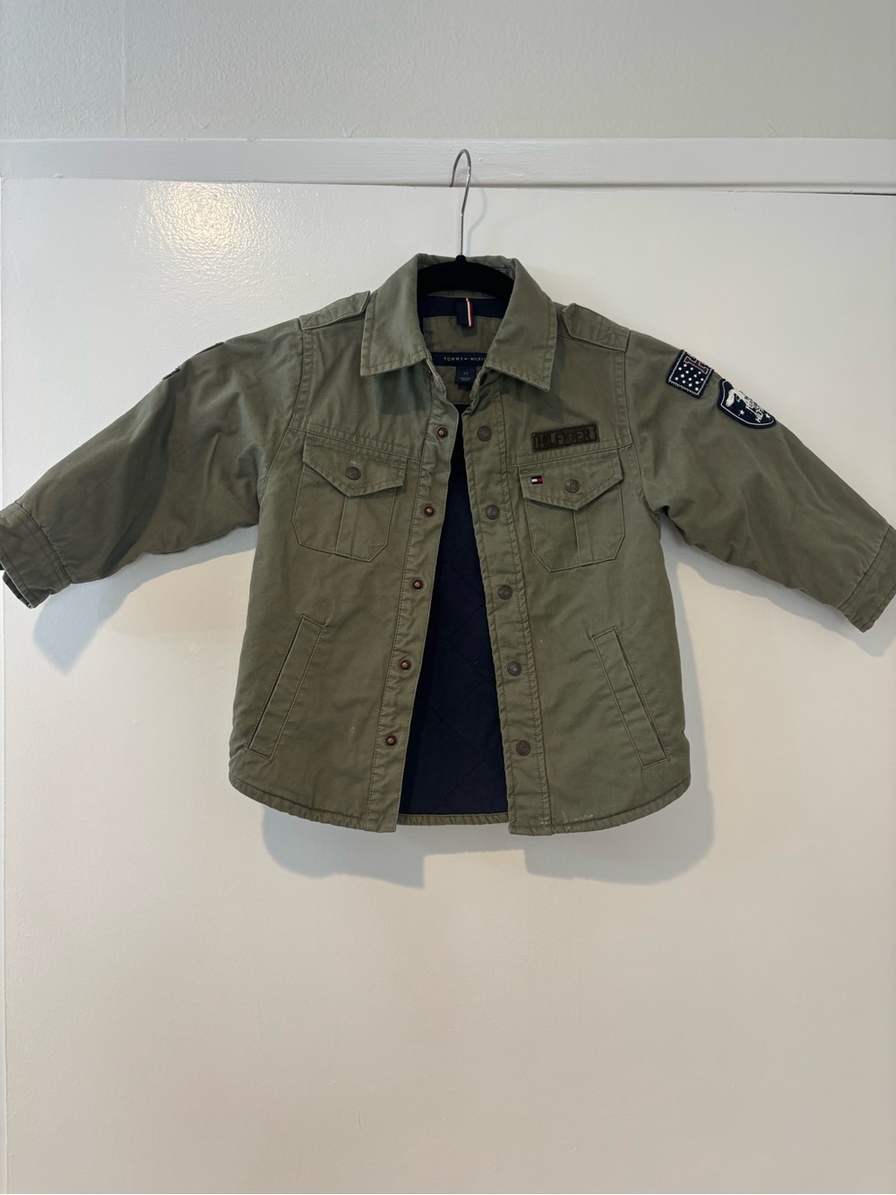 Tommy Hilfiger Kids Olive Utility Jacket-2T